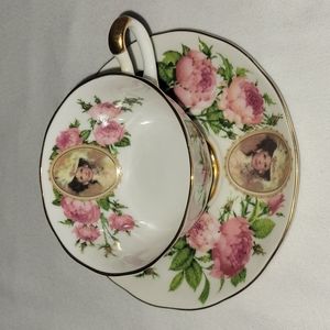 Avon Vintage Mrs. P.F.E. ALBEE Commemorative Tea Cup & Saucer